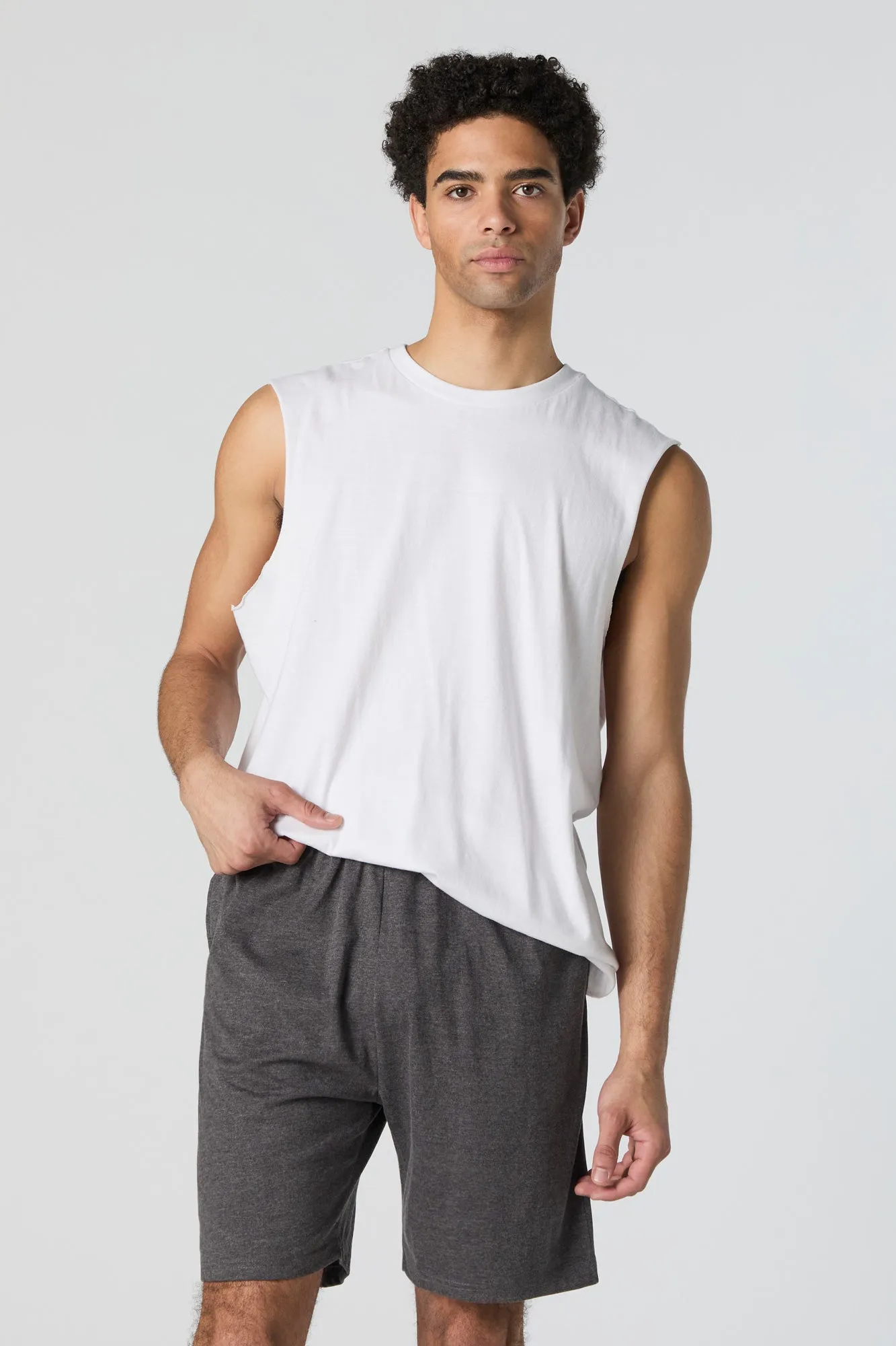 Fleece Elastic Waist Short sold by Urban Planet