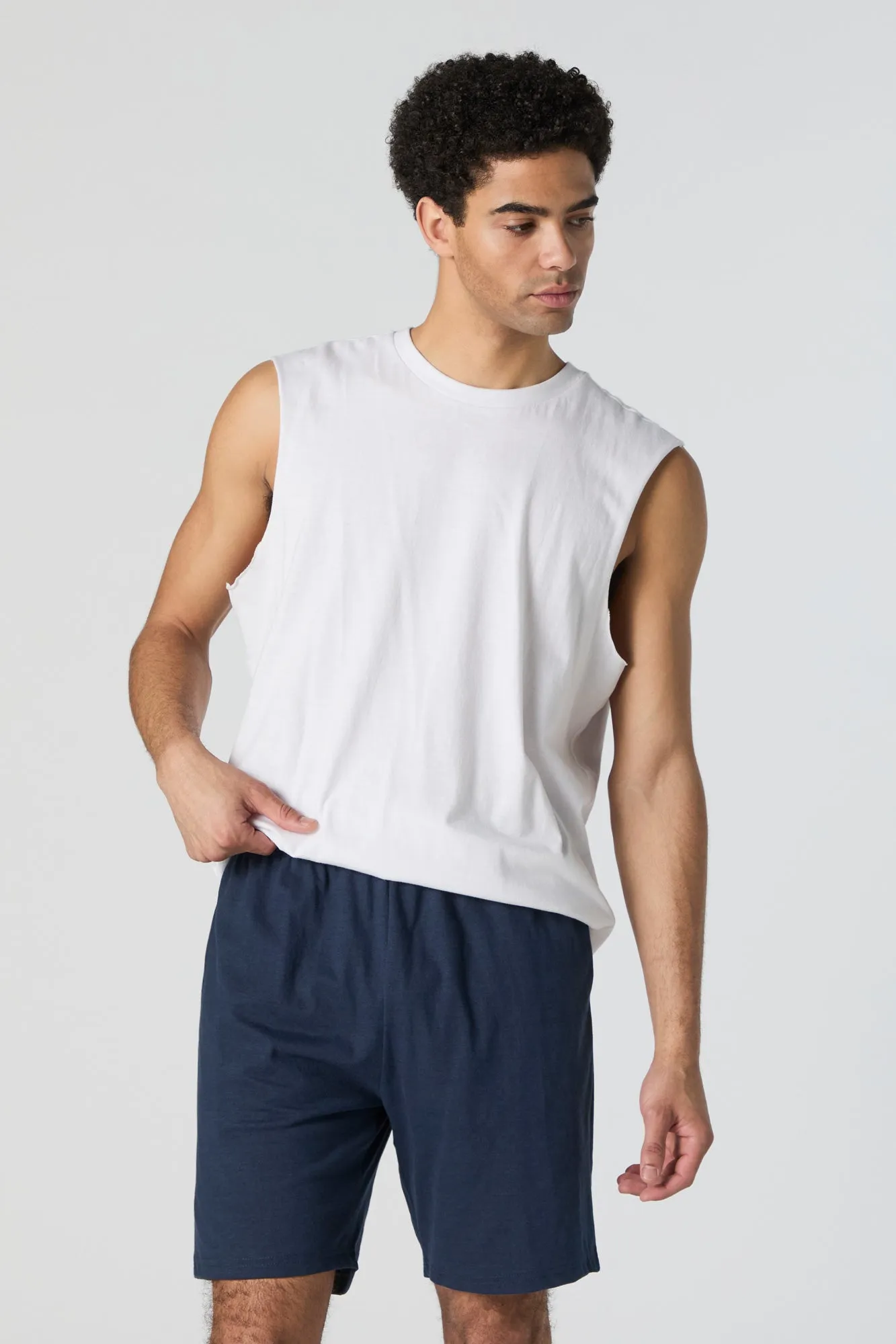 Fleece Elastic Waist Short sold by Urban Planet product image thumbnail 4