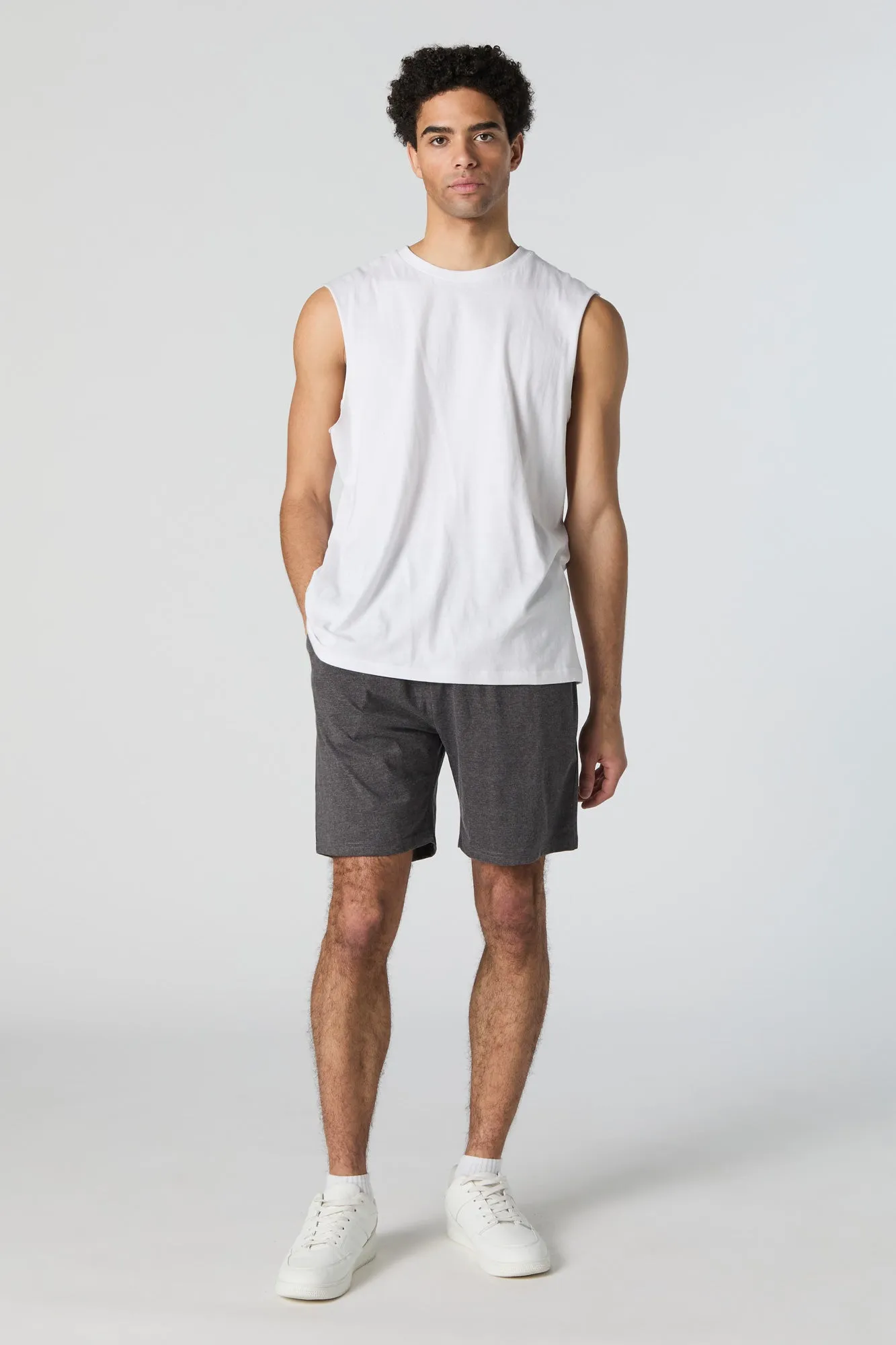 Fleece Elastic Waist Short sold by Urban Planet product image thumbnail 3