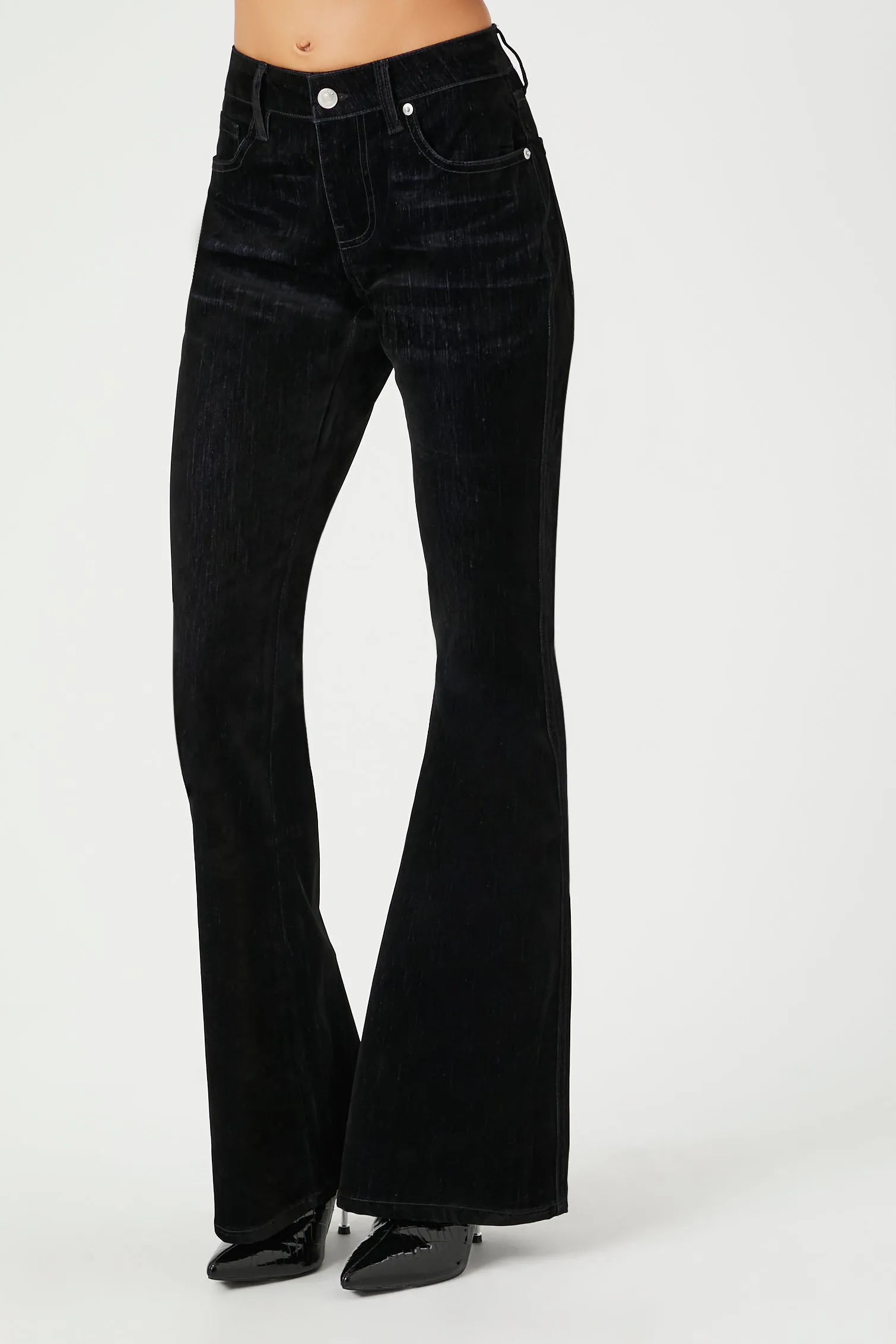 Jean à jambe évasée en denim sold by Urban Planet product image thumbnail 3