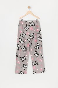 Girls Panda Print Plush Pajama Bottom sold by Urban Planet