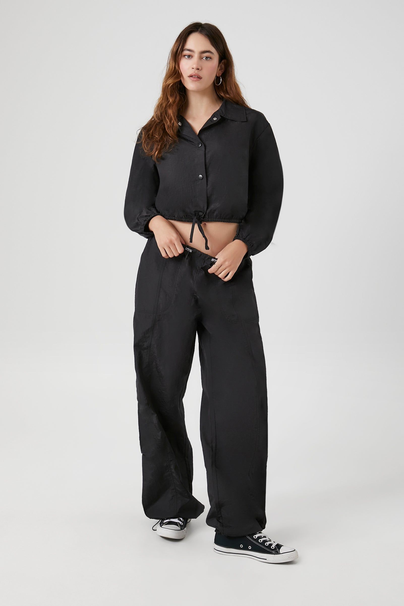 Toggle Drawstring Parachute Pant sold by Urban Planet product image thumbnail 4