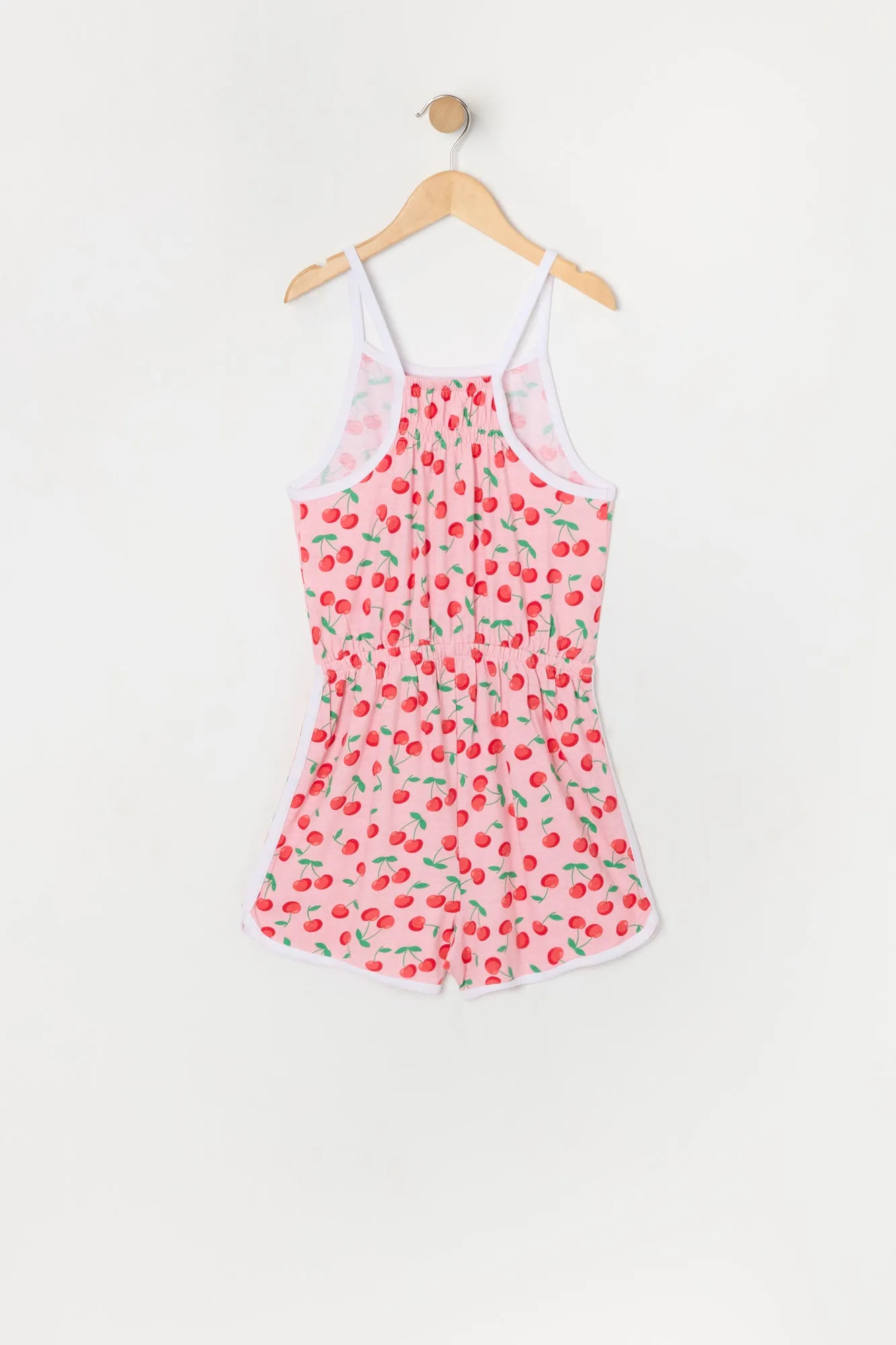 Combi-short noué-teint rose avec ourlet arrondi pour fille sold by Urban Planet product image thumbnail 2