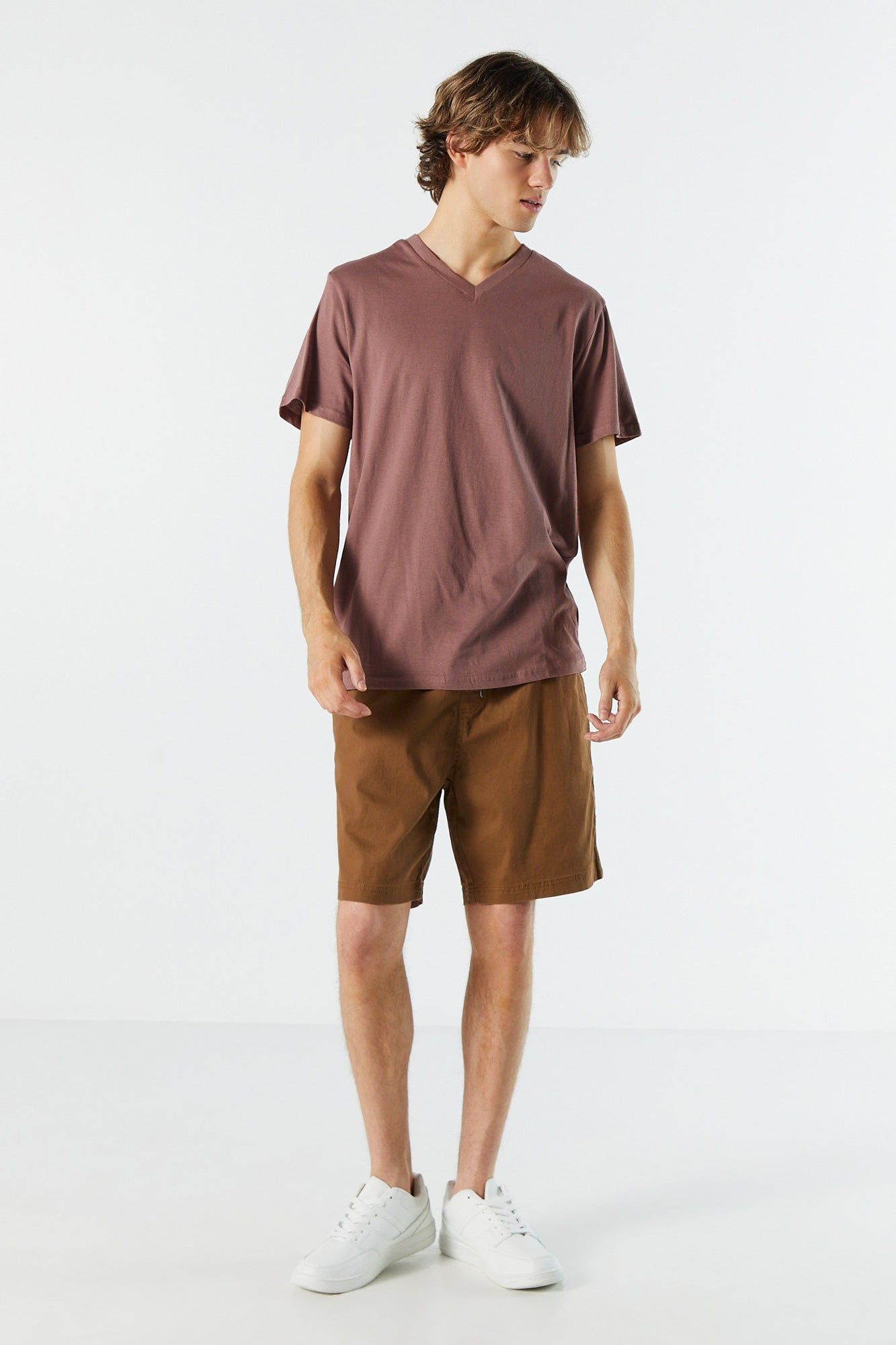 Basic V-Neck T-Shirt sold by Urban Planet product image thumbnail 12