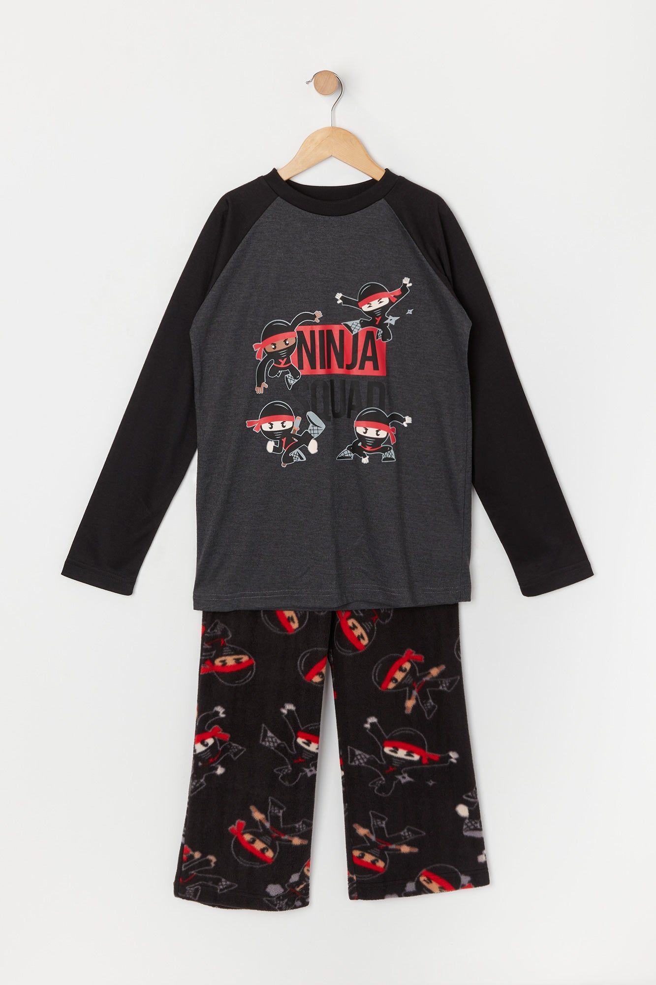 Boys Ninja Graphic 2 Piece Pajama Set sold by Urban Planet