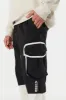 Contrast Trim Parachute Cargo Jogger sold by Urban Planet