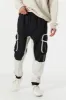 Contrast Trim Parachute Cargo Jogger sold by Urban Planet