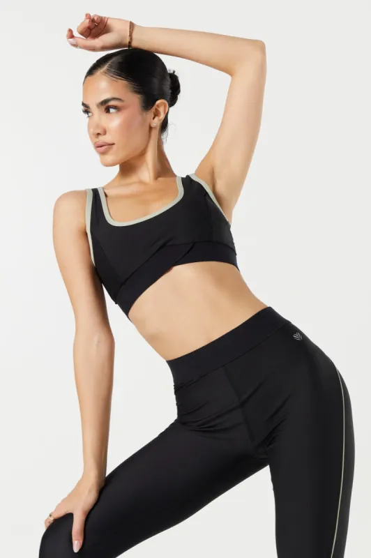 Cut Out Back Sports Bra sold by Urban Planet