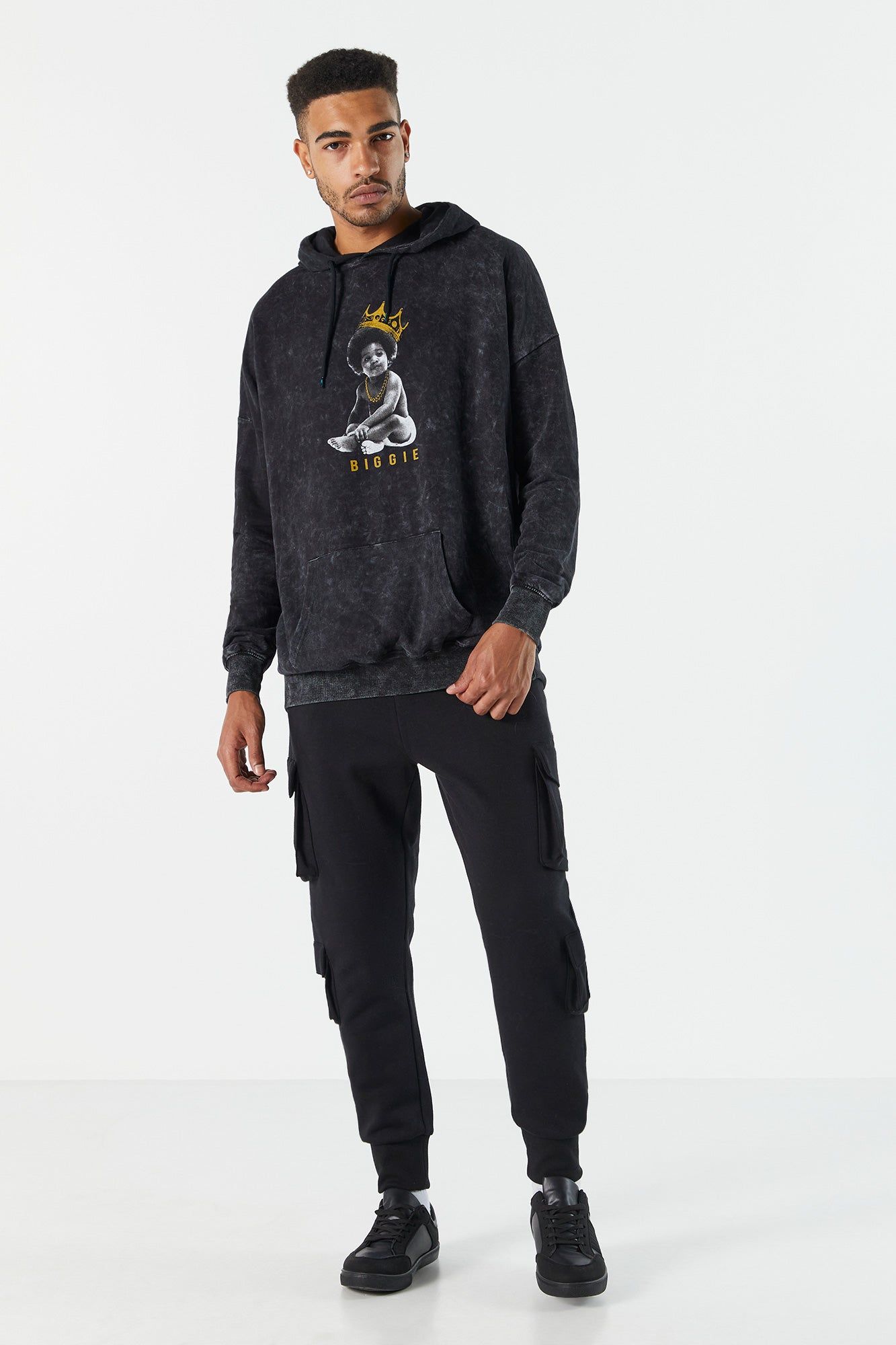 Pantalon de jogging cargo en molleton avec poches multiples sold by Urban Planet product image thumbnail 6