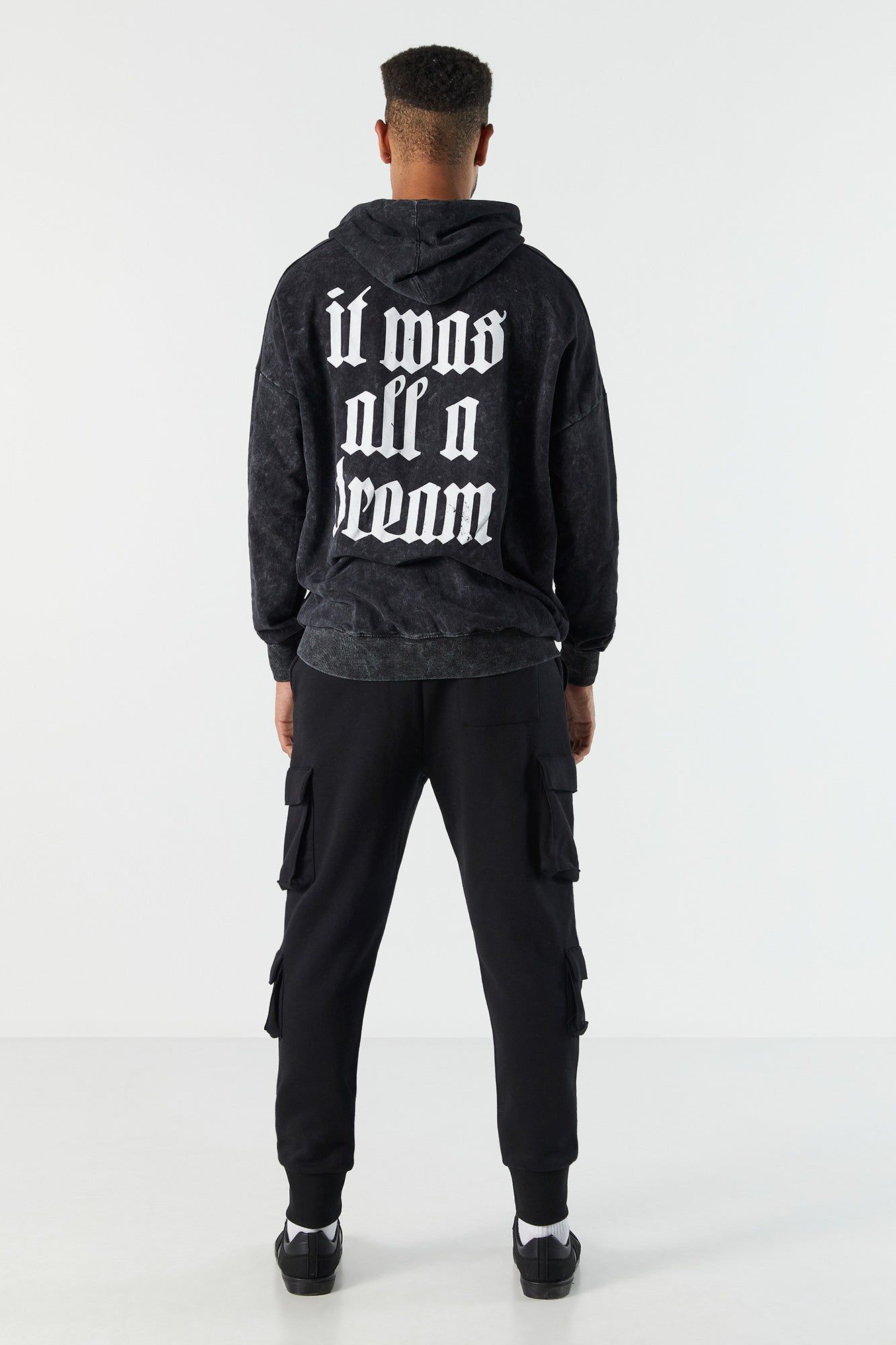 Pantalon de jogging cargo en molleton avec poches multiples sold by Urban Planet product image thumbnail 8