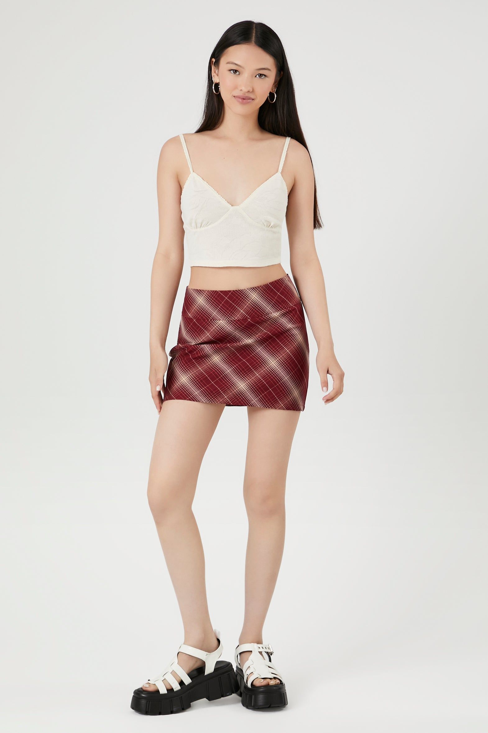 Plaid Mini Skirt sold by Urban Planet product image thumbnail 4