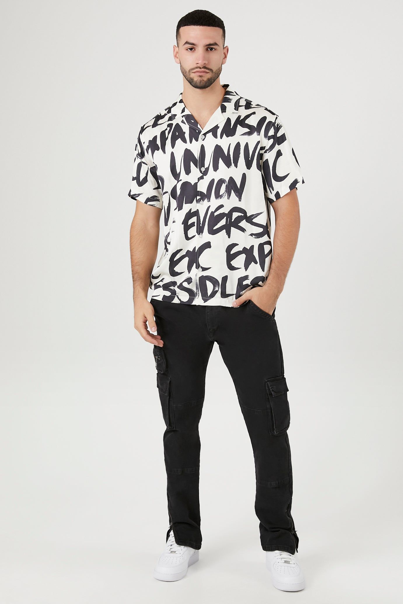 Haut en satin à imprimé graffiti sold by Urban Planet product image thumbnail 4