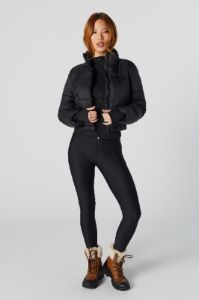 Cropped Zip-Up Puffer Jacket sold by Urban Planet