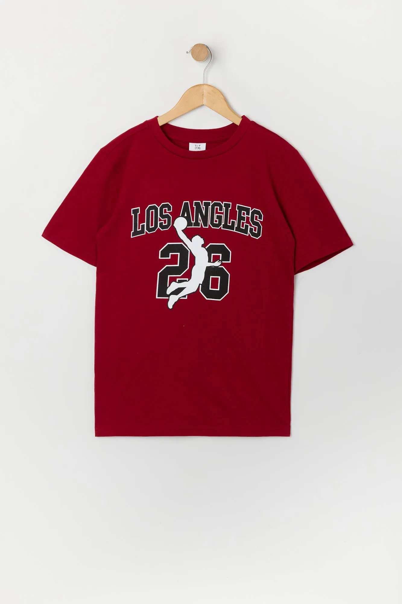 Boys Los Angeles Basketball Graphic T-Shirt sold by Urban Planet