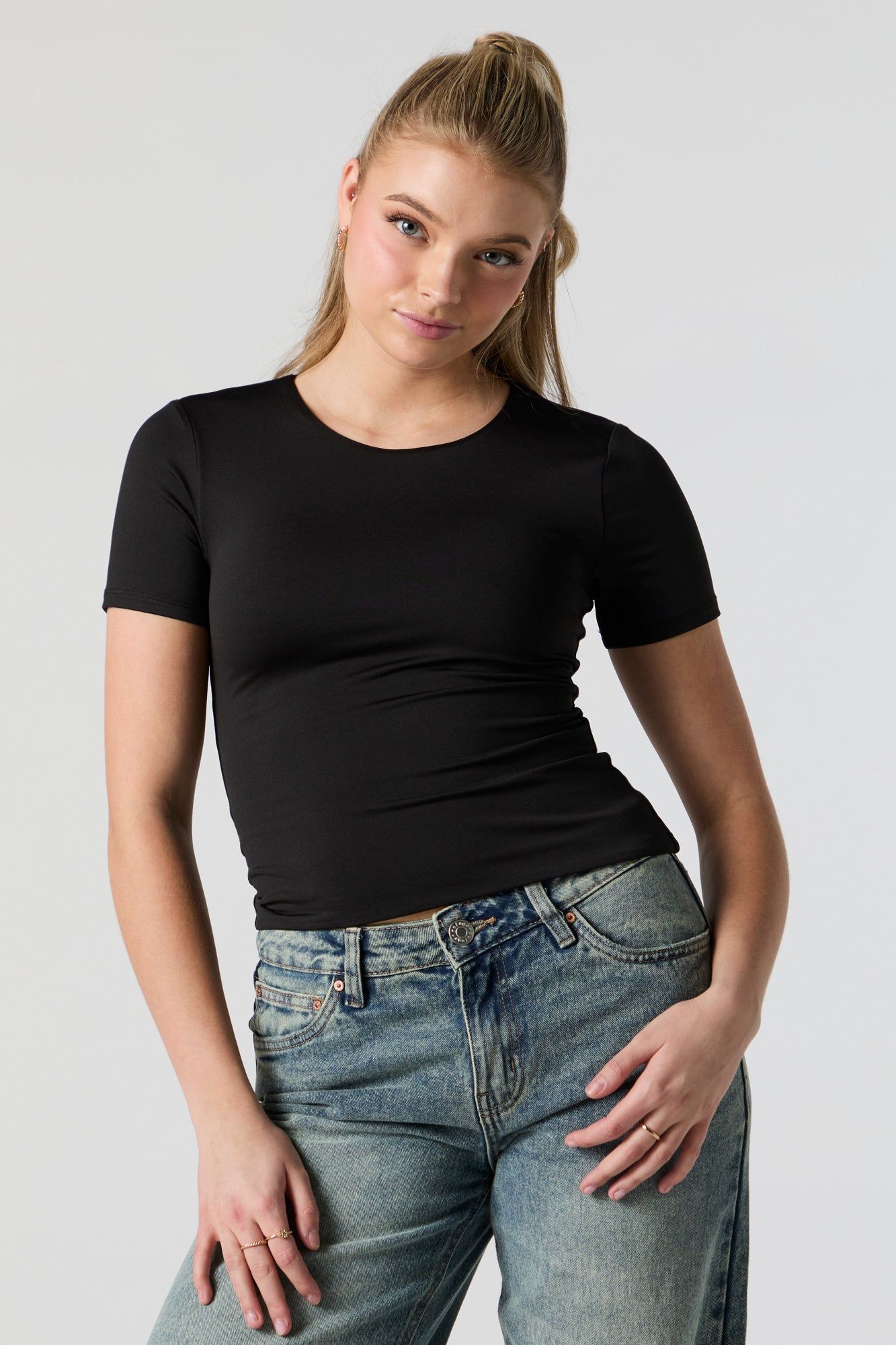 T-shirt ras du cou profilé sold by Urban Planet product image thumbnail 4