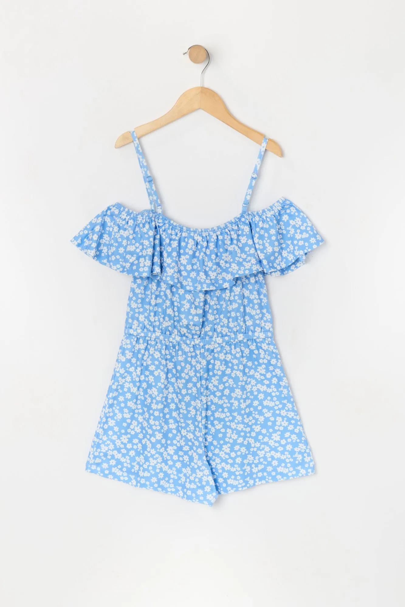 Combi-short fleuri à épaules dénudées pour fille sold by Urban Planet product image thumbnail 2