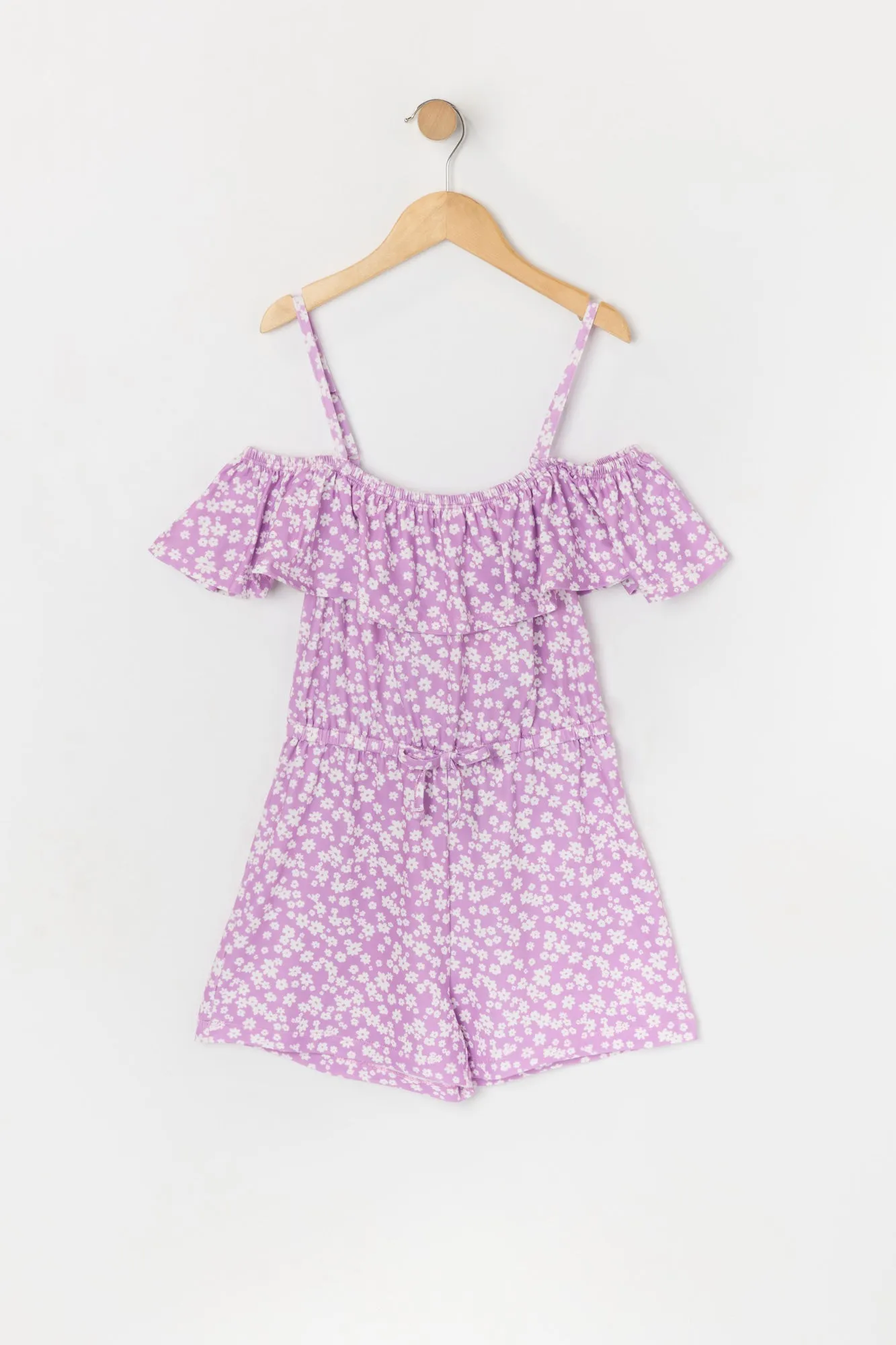 Combi-short fleuri à épaules dénudées pour fille sold by Urban Planet product image thumbnail 3