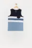 Boys Striped Colourblock Tank sold by Urban Planet