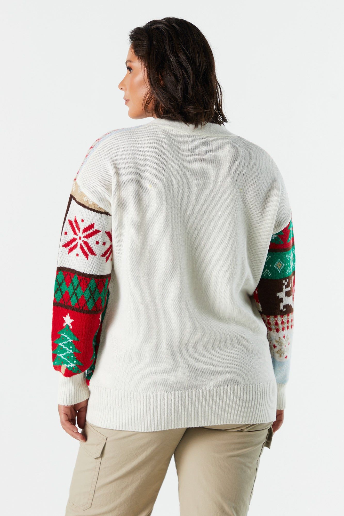 Teddy Bear Christmas Knit Cardigan sold by Urban Planet product image thumbnail 2