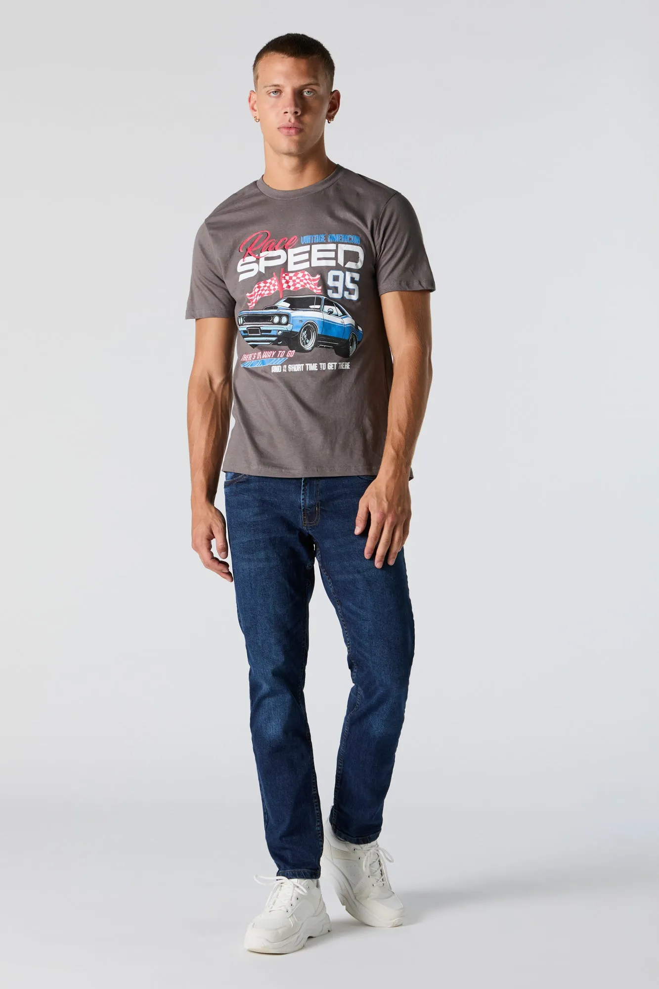 T-shirt à imprimé Speed 95 sold by Urban Planet product image thumbnail 3