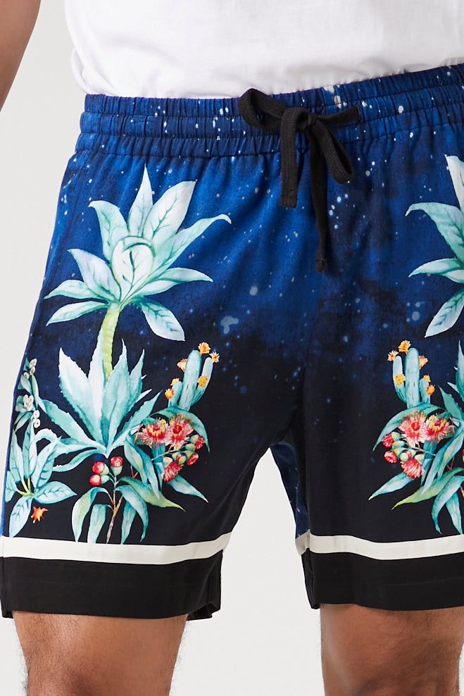 Floral and Sky Print Drawstring Short sold by Urban Planet product image thumbnail 6