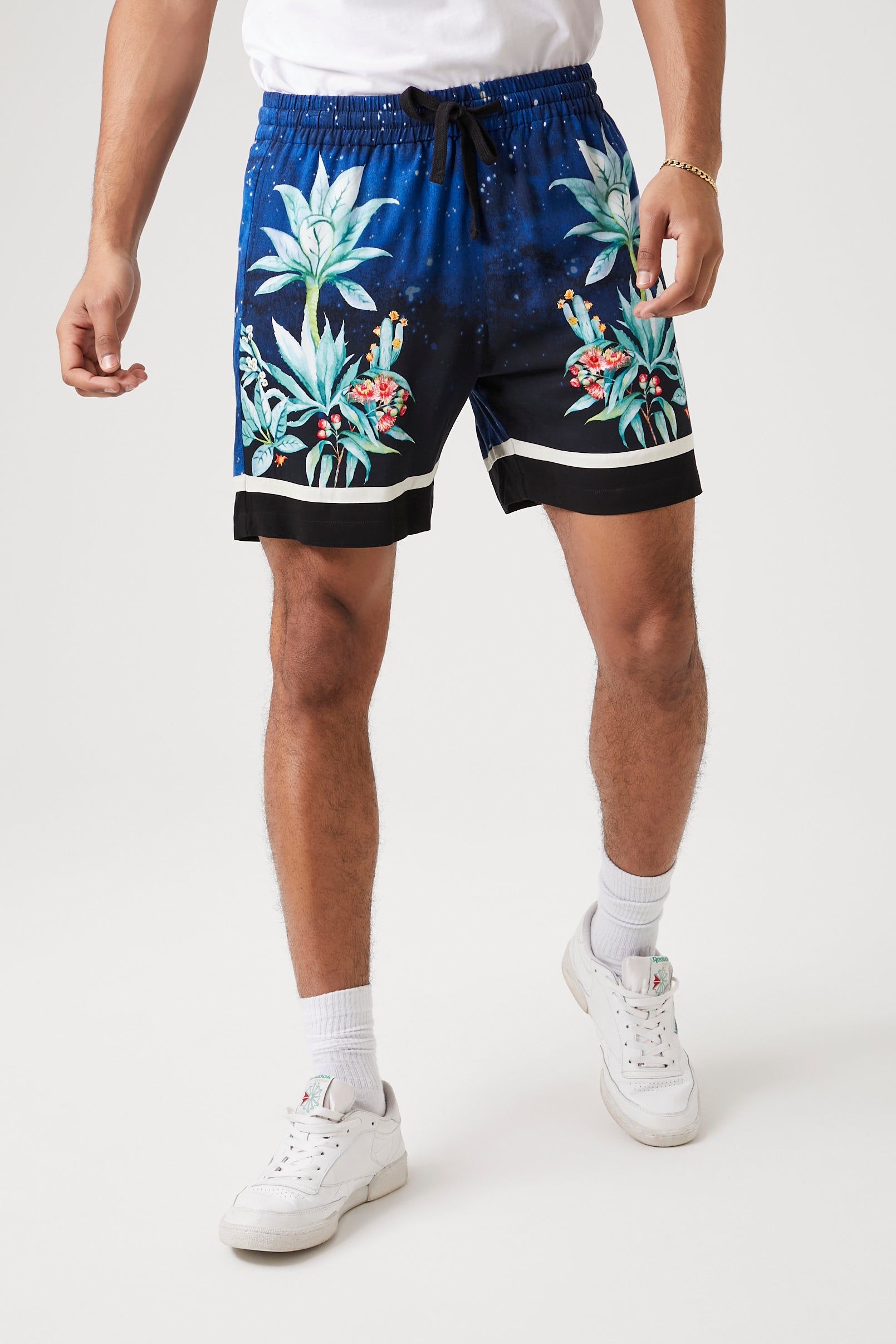 Floral and Sky Print Drawstring Short sold by Urban Planet product image thumbnail 2