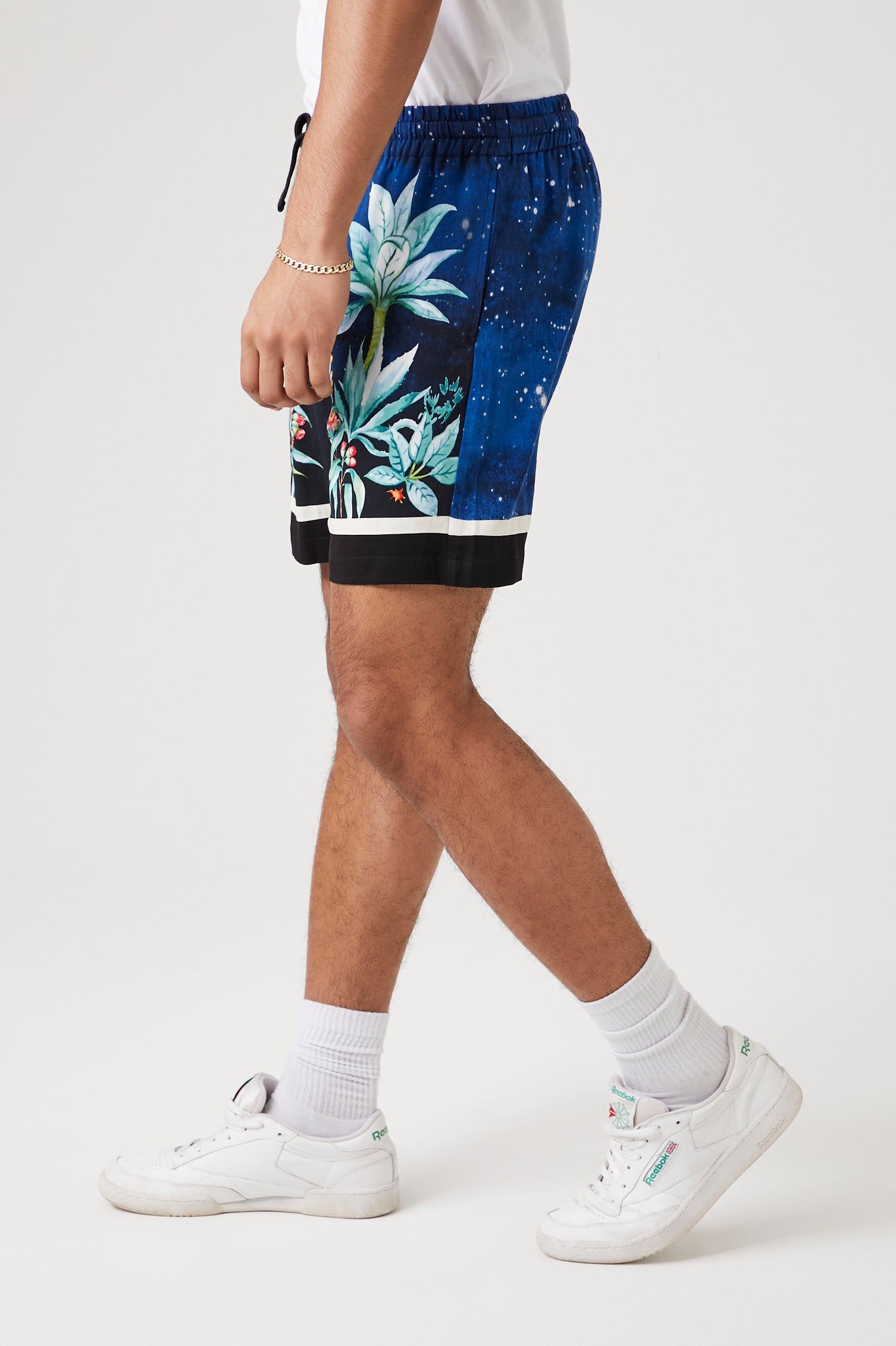 Floral and Sky Print Drawstring Short sold by Urban Planet product image thumbnail 3
