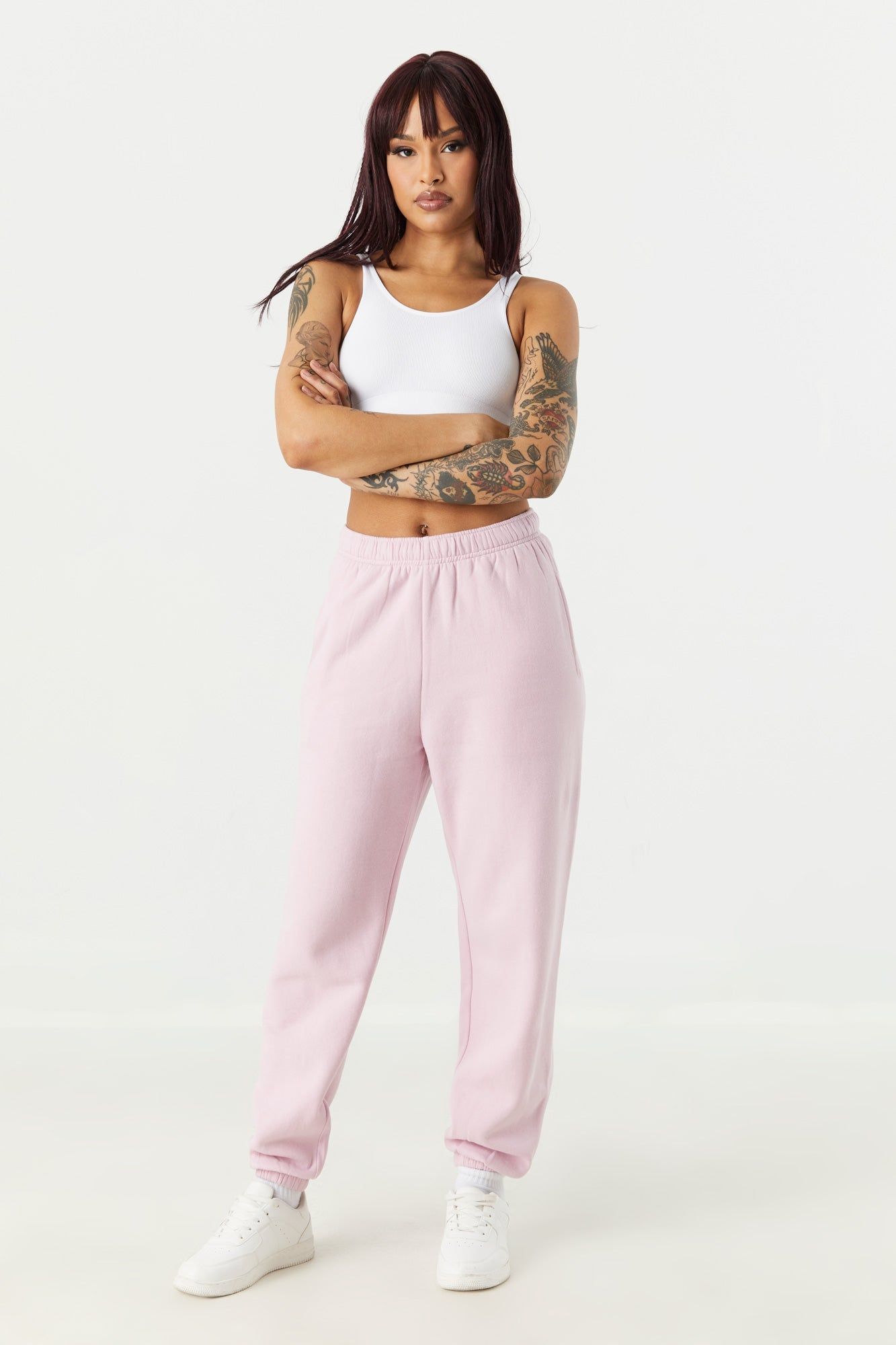 High Rise Boyfriend Fleece Jogger sold by Urban Planet product image thumbnail 7