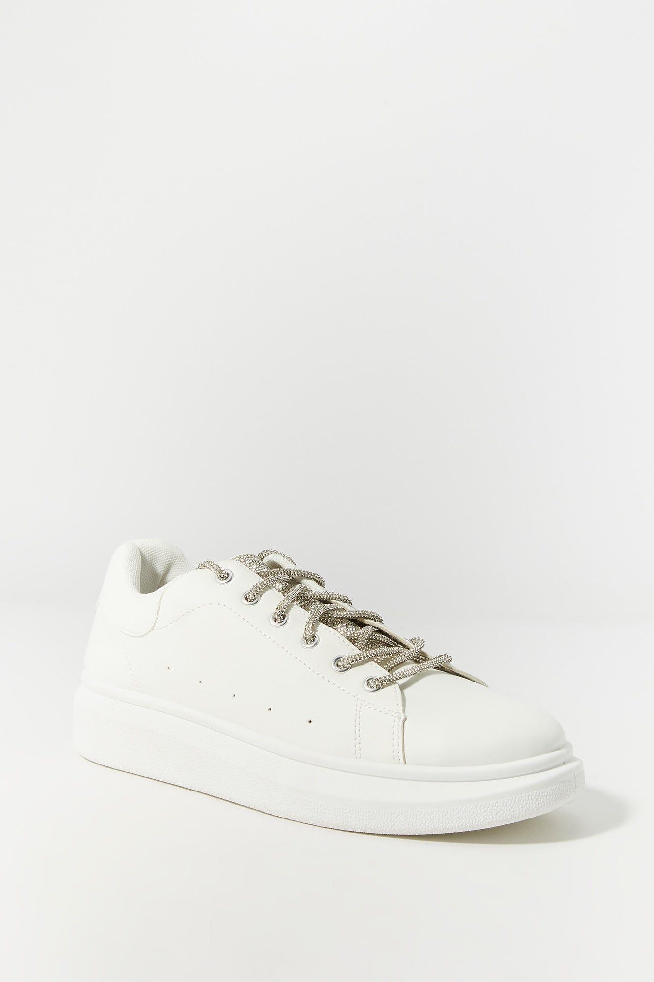 Platform Rhinestone Lace Sneaker sold by Urban Planet product image thumbnail 3
