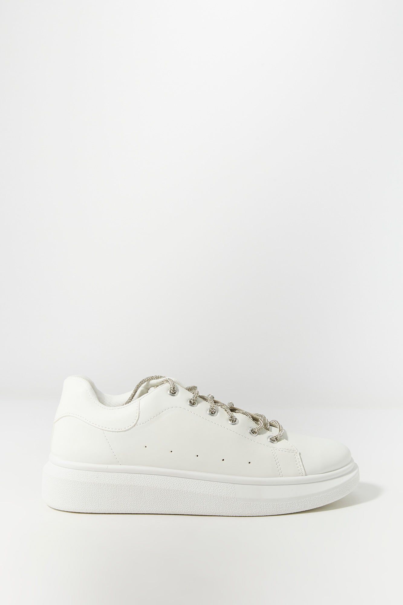 Platform Rhinestone Lace Sneaker sold by Urban Planet product image thumbnail 2