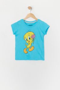 Girls Blue Tweety Bird Graphic T-Shirt sold by Urban Planet