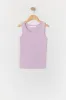 Girls Solid Ribbed Scoop Neck Tank sold by Urban Planet