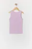 Girls Solid Ribbed Scoop Neck Tank sold by Urban Planet
