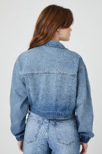 Blouson de style camionneur court en denim sold by Urban Planet