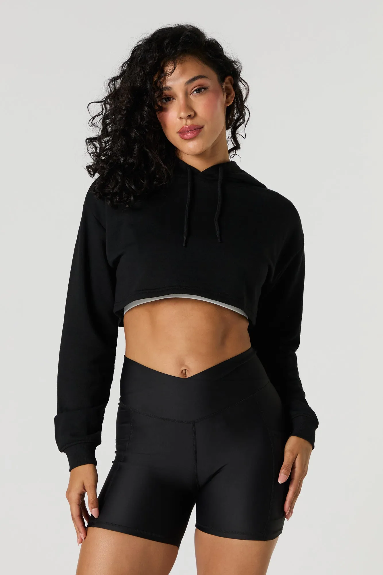 Short de cycliste avec taille à surplis et poches sold by Urban Planet product image thumbnail 5