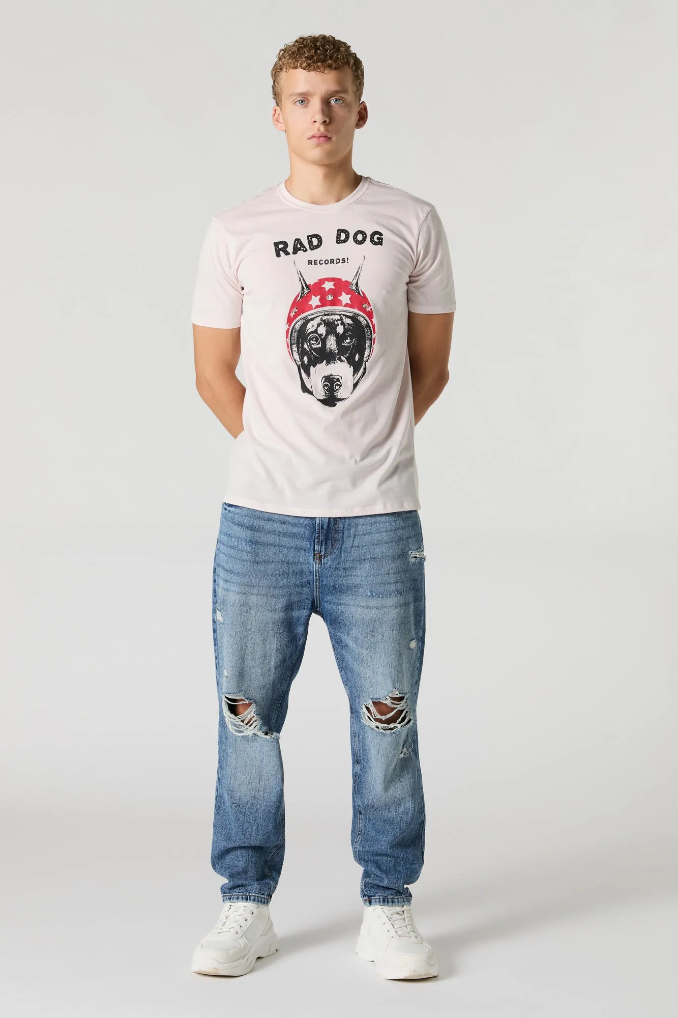 T-shirt à imprimé Rad Dog Records sold by Urban Planet product image thumbnail 3