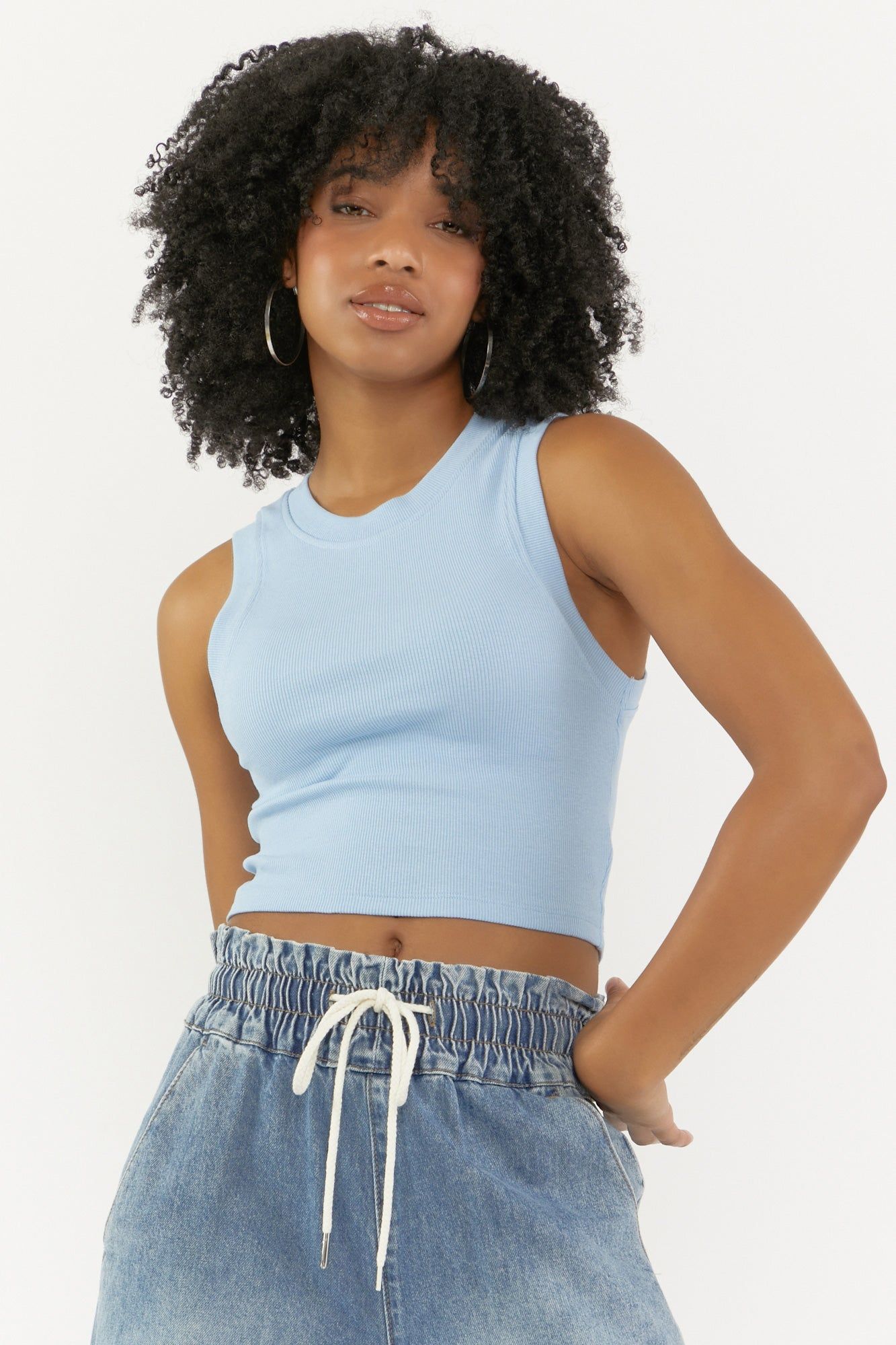 Ribbed Skimmer Tank sold by Urban Planet product image thumbnail 5