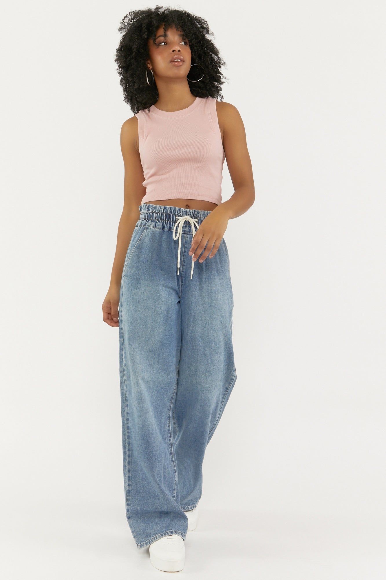 Ribbed Skimmer Tank sold by Urban Planet product image thumbnail 3