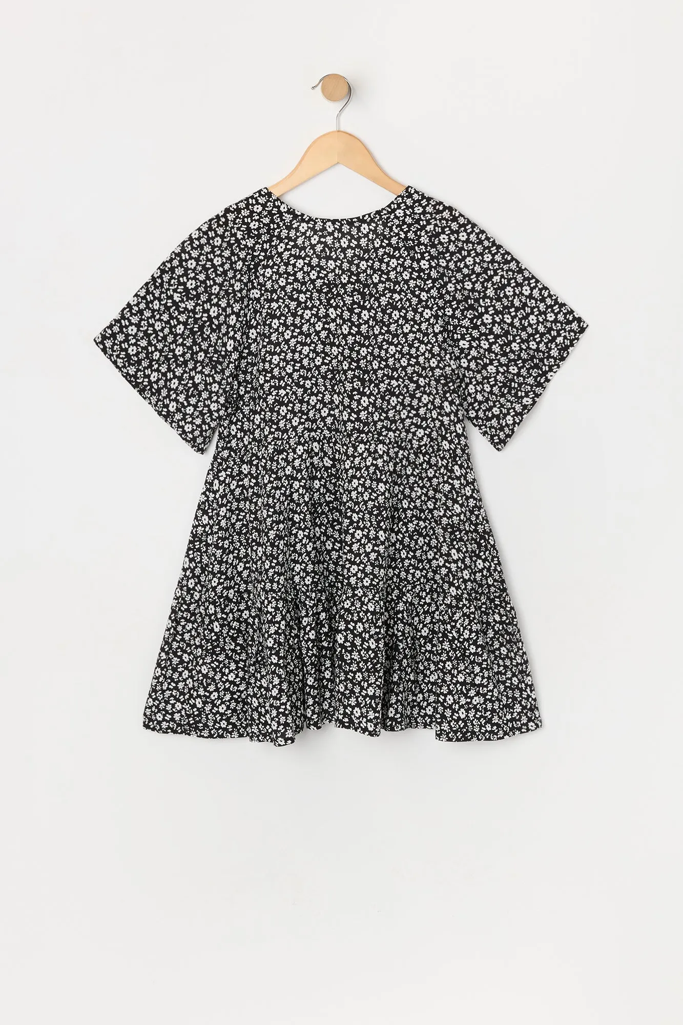 Robe de style nuisette fleurie à manches courtes pour fille sold by Urban Planet product image thumbnail 2