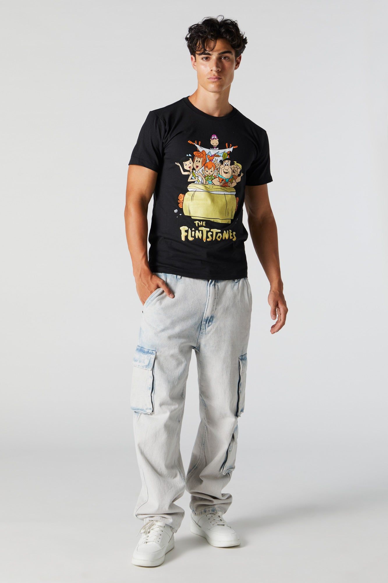 The Flintstones Graphic T-Shirt sold by Urban Planet product image thumbnail 4