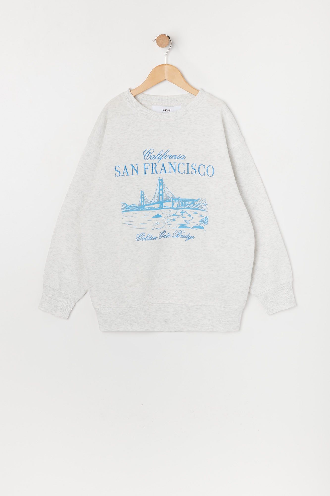 Girls San Francisco Graphic Oversized Sweater sold by Urban Planet