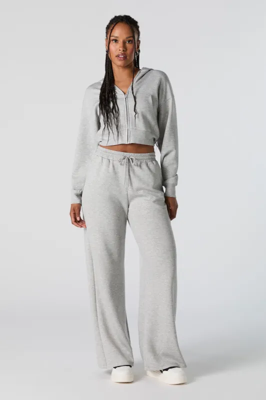 Active Wide Leg Fleece Sweatpant sold by Urban Planet
