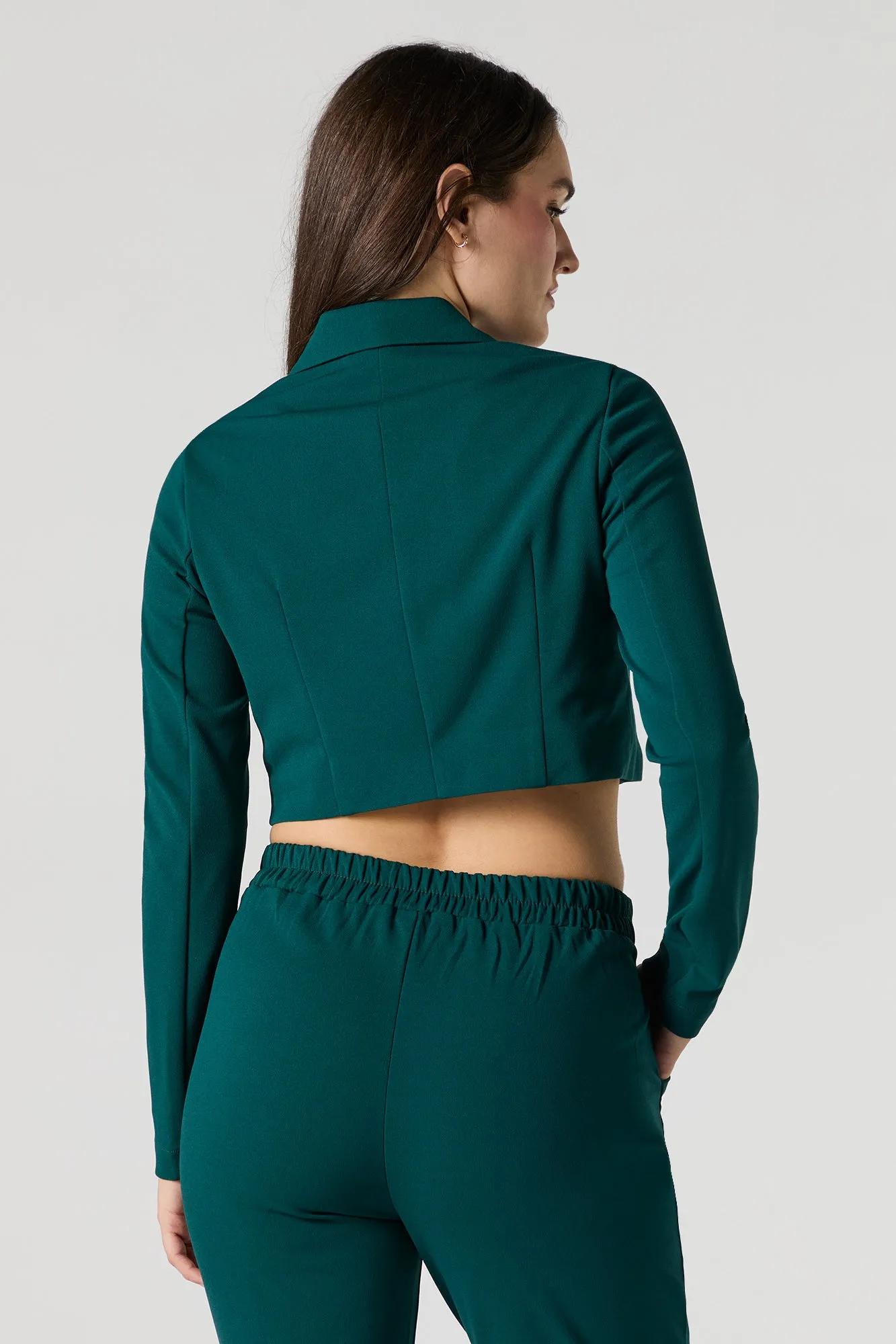 Button Front Cropped Blazer sold by Urban Planet product image thumbnail 5