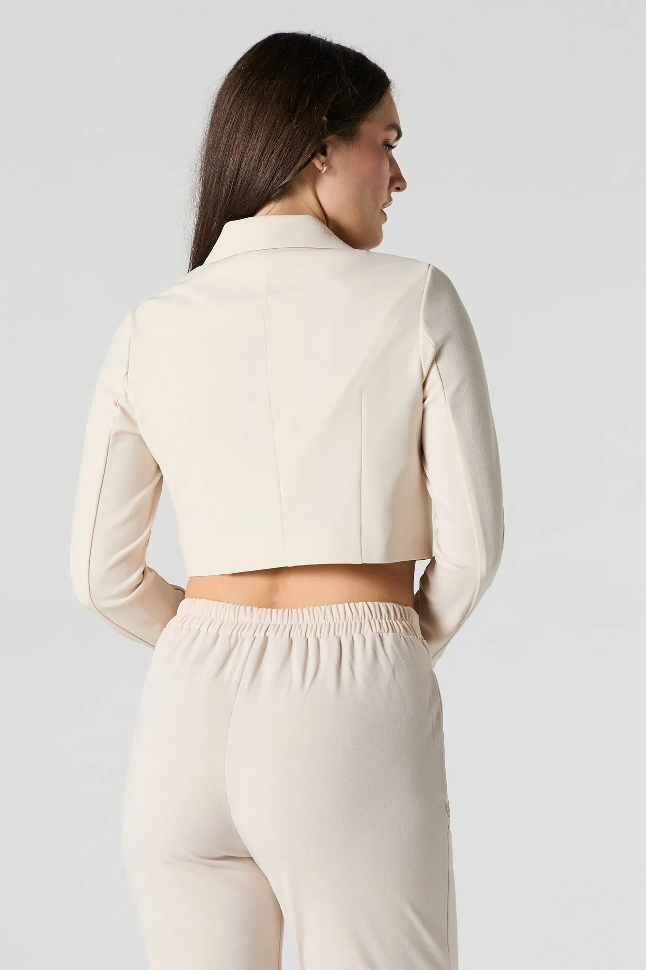 Button Front Cropped Blazer sold by Urban Planet product image thumbnail 2