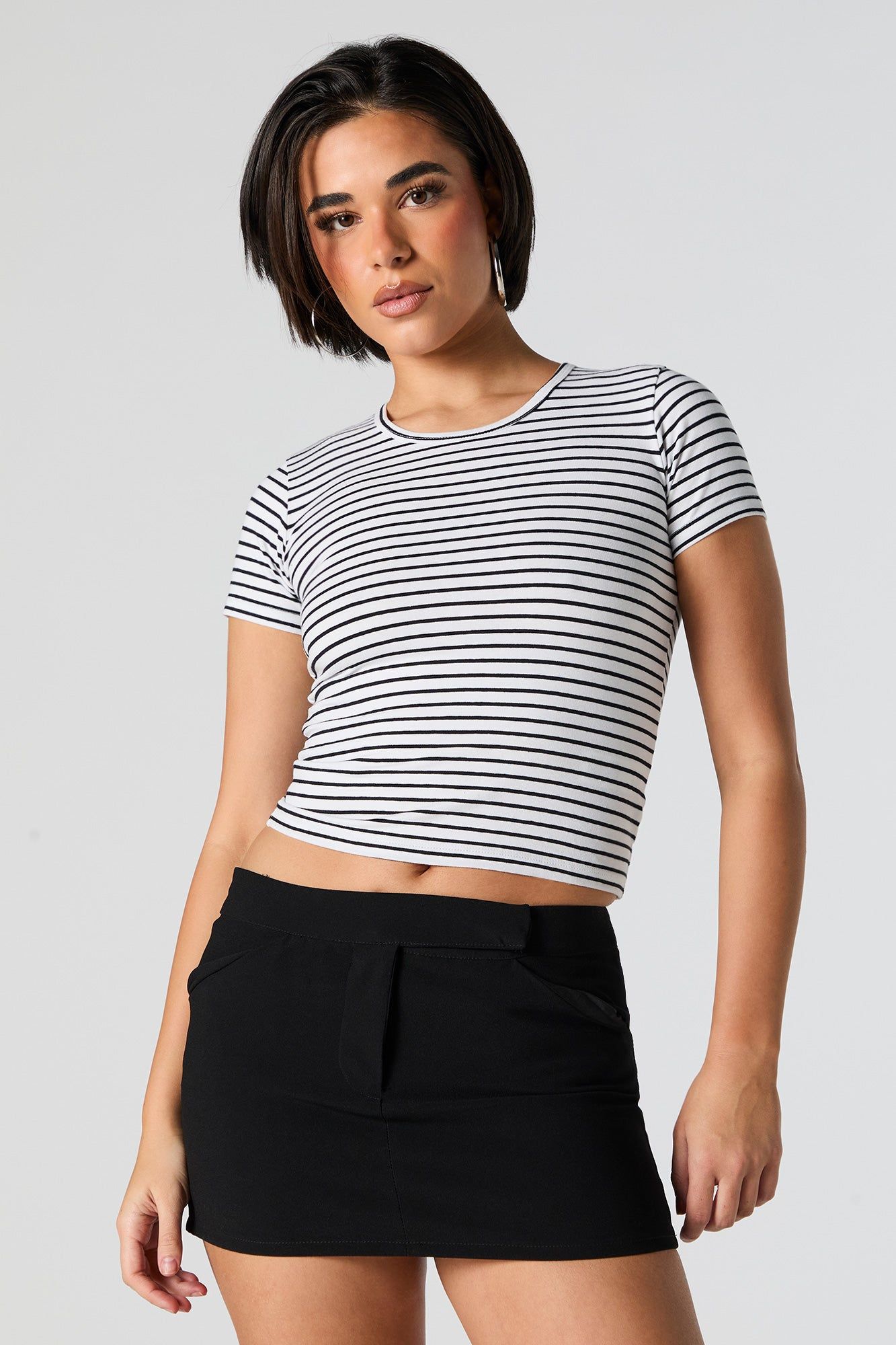 Striped Crewneck Baby T-Shirt sold by Urban Planet