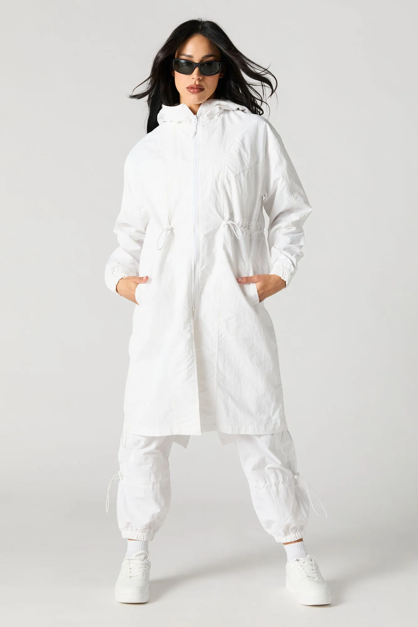 Nylon Longline Jacket sold by Urban Planet