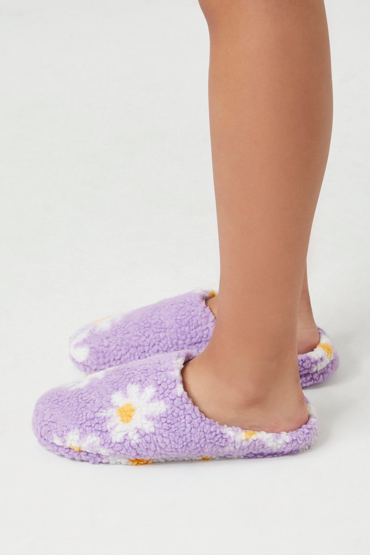 Floral Print Fuzzy Slipper sold by Urban Planet