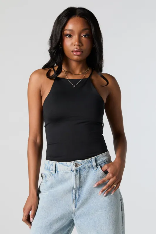 Contour Halter Neck Bodysuit sold by Urban Planet