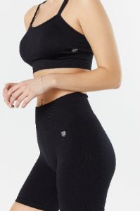 High Rise Side Ribbed Biker Short sold by Urban Planet