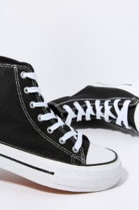 Canvas High Top Platform Sneaker sold by Urban Planet